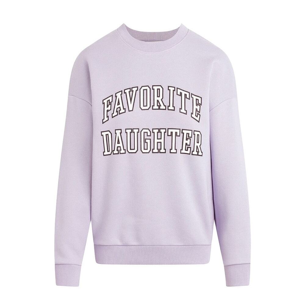 Favorite Daughter The Collegiate Sweatshirt size XS Light Pink - Picture 7 of 14